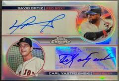 David Ortiz, Carl Yastrzemski Baseball Cards 2022 Topps Chrome Sonic Dual Autographs Prices