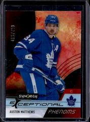 Auston Matthews [Red] Hockey Cards 2021 Upper Deck Synergy Exceptional Phenoms Prices