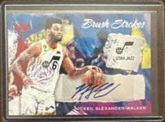 Nickeil Alexander Walker [Ruby] #BR-NAN Basketball Cards 2022 Panini Court Kings Brush Strokes Prices