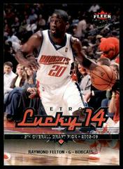 Raymond Felton #175 Basketball Cards 2006 Ultra Prices