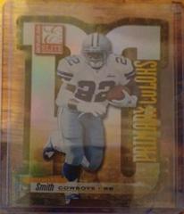 Emmitt Smith [Yellow Die Cut] Football Cards 2001 Panini Donruss Elite Primary Colors Prices
