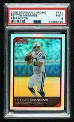 Peyton Manning [Refractor] Football Cards 2006 Bowman Chrome Prices