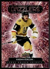 Kaedan Korczak [Pink] #DZ-146 Hockey Cards 2022 Upper Deck Dazzlers Prices