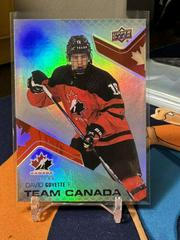 David Goyette #CA-19 Hockey Cards 2022 Upper Deck Team Canada Juniors Acetates Prices