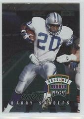 Barry Sanders #104 Football Cards 1996 Playoff Absolute Prices