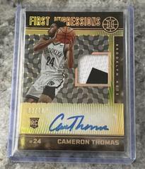 Cameron Thomas [Gold] #177 Basketball Cards 2021 Panini Illusions Prices