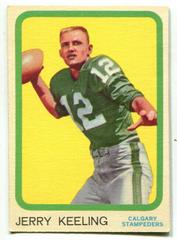 Jerry Keeling Football Cards 1963 Topps CFL Prices