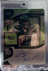 Zach Wilson [Signature Neon] #120 Football Cards 2021 Panini Elements Prices