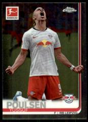 Yussuf Poulsen #7 Soccer Cards 2019 Topps Chrome Bundesliga Prices