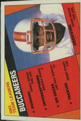 Bucs Team Leaders [Kevin House] Football Cards 1984 Topps Prices
