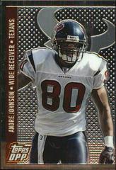 Andre Johnson [Chrome Bronze] #4 Football Cards 2006 Topps Draft Picks & Prospects Prices