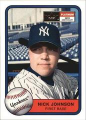 Nick Johnson #216 Baseball Cards 2001 Fleer Platinum Prices