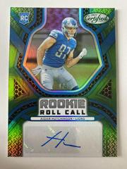 Aidan Hutchinson [Green] #RCS-AH Football Cards 2022 Panini Certified Rookie Roll Call Signatures Prices