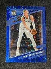 Kristaps Porzingis [Blue Velocity] #18 Basketball Cards 2021 Panini Donruss Optic Prices