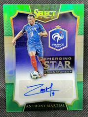 Anthony Martial [Green] Soccer Cards 2016 Panini Select Emerging Star Signatures Prices