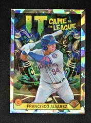Francisco Alvarez [Atomic] Baseball Cards 2022 Bowman Chrome It Came To The League Prices