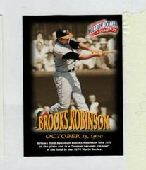 Brooks Robinson Baseball Cards 1997 Fleer Million Dollar Moments Prices