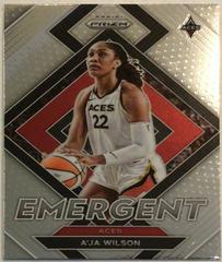 A'ja Wilson Basketball Cards 2022 Panini Prizm WNBA Emergent Prices
