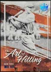 Mel Ott [Blue] Baseball Cards 2022 Panini Diamond Kings The Art of Hitting Prices