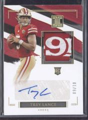 Trey Lance [Helmet, Patch Autograph Football] Football Cards 2021 Panini Impeccable Prices