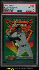 Ryne Sandberg [Refractor] #105 Baseball Cards 1993 Finest Prices