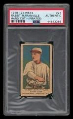 Rabbit Maranville [Hand Cut Pirates] Baseball Cards 1919 W514 Prices