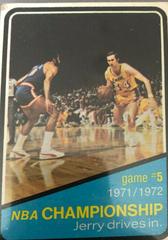 NBA Playoffs Game 5 Jerry Drives in Basketball Cards 1972 Topps Prices