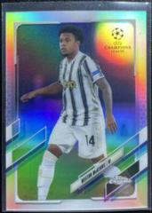 Weston McKennie [Refractor] Soccer Cards 2020 Topps Chrome UEFA Champions League Prices