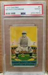 Mickey Cochrane Baseball Cards 1933 DeLong Prices