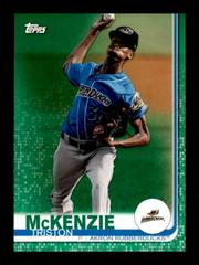 Triston McKenzie [Green] Baseball Cards 2019 Topps Pro Debut Prices