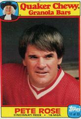 Pete Rose Baseball Cards 1986 Quaker Oats Prices