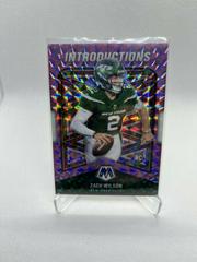 Zach Wilson [Purple] Football Cards 2021 Panini Mosaic Introductions Prices