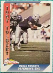 Tony Tolbert Football Cards 1991 Pacific Prices