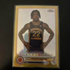 Cam Whitmore [Gold] #60 Basketball Cards 2022 Topps Chrome McDonald's All-American Prices