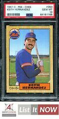 Keith Hernandez #350 Baseball Cards 1987 O Pee Chee Prices