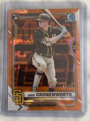 Jake Cronenworth [Orange] #68 Baseball Cards 2021 Bowman Chrome Sapphire Prices