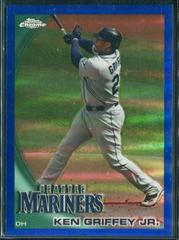 Ken Griffey Jr. [Blue Refractor] #28 Baseball Cards 2010 Topps Chrome Prices