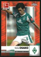 Yuya Osako [Orange Refractor] #26 Soccer Cards 2020 Topps Chrome Bundesliga Prices