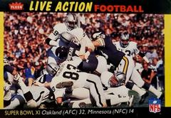 Super Bowl XI [Oakland vs. Minnesota] Football Cards 1987 Fleer Team Action Prices