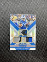 Amon Ra St. Brown [Gold] #PT-ASB Football Cards 2023 Panini Plates and Patches Patch Trio Prices