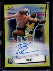 Big E [Gold Refractor] #A-BE Wrestling Cards 2021 Topps Chrome WWE Autographs Prices