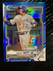 Bobby Witt Jr. [Blue Refractor] #BCP-1 Baseball Cards 2021 Bowman Chrome Prospects Prices
