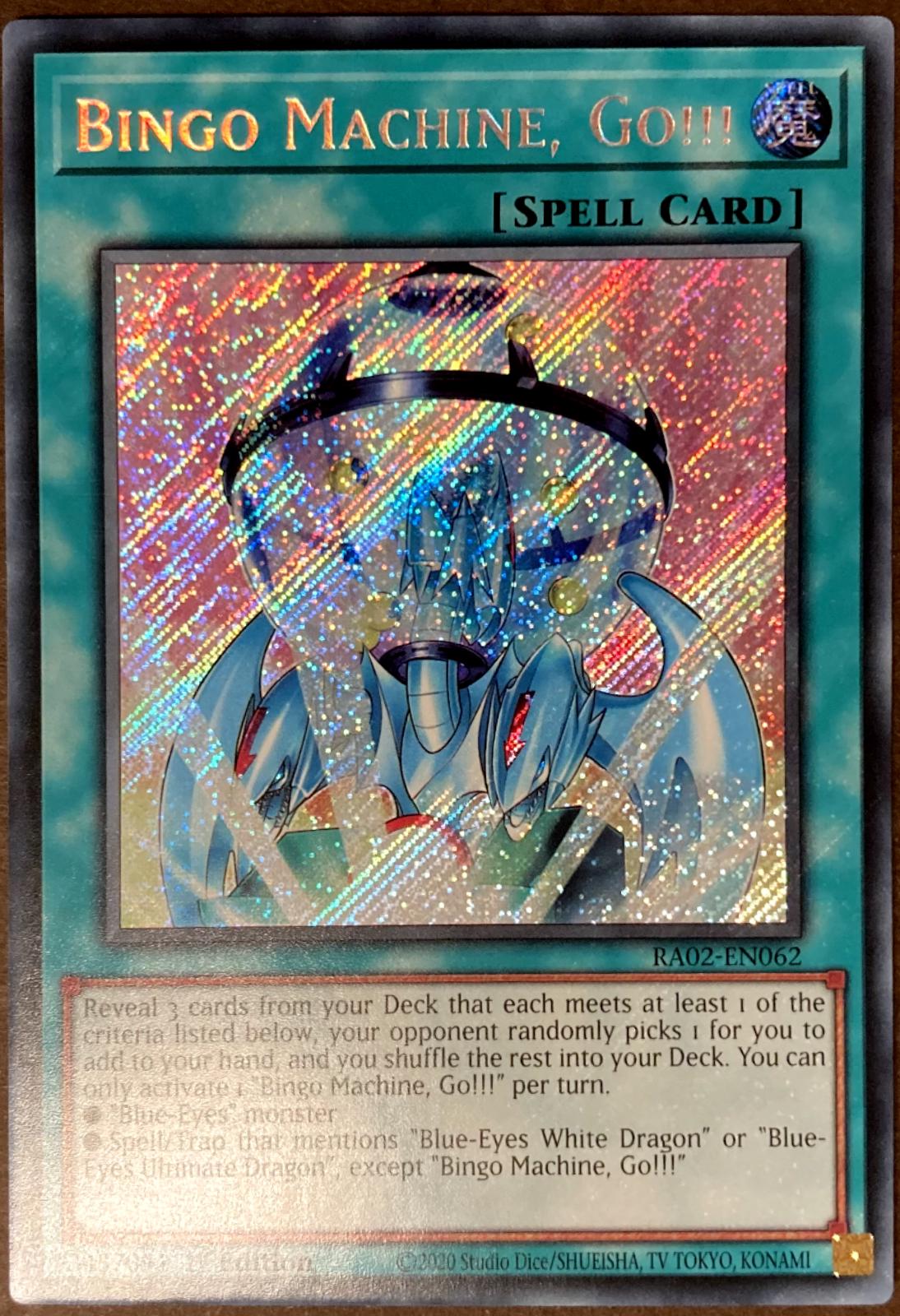 Bingo Machine, Go!!! [Secret Rare] RA02-EN062 YuGiOh 25th Anniversary Rarity Collection II