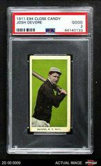 Josh Devore Baseball Cards 1911 E94 Close Candy Prices