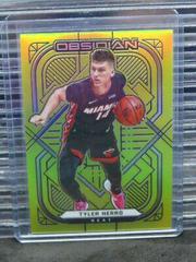 Tyler Herro [Yellow Flood] #3 Basketball Cards 2020 Panini Obsidian Prices