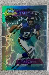 Cris Carter [Refractor w/ Coating] #263 Football Cards 1995 Topps Finest Prices