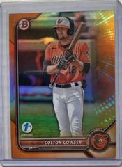 Colton Cowser [Orange Foil] #BD-166 Baseball Cards 2021 Bowman Draft 1st Edition Prices