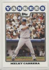 Melky Cabrera Baseball Cards 2008 Topps Team Set Yankees Prices