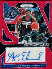 Anthony Edwards [Blue Choice Prizm] #28 Basketball Cards 2023 Panini Prizm Signature Prices