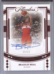 Bradley Beal [Ruby] #15 Basketball Cards 2022 Panini Flawless Draft Gem Signature Prices